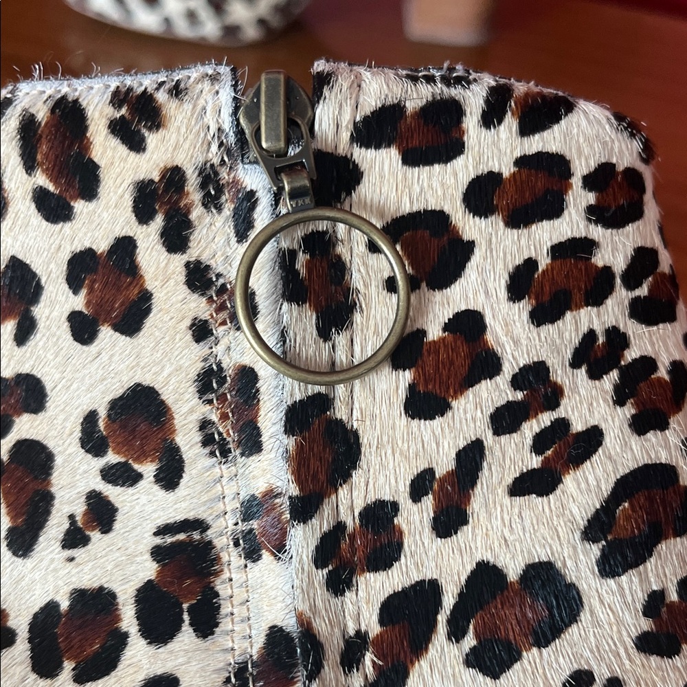 Worn once Able Leopard Print leather Ankle Boots - Picture 6 of 15